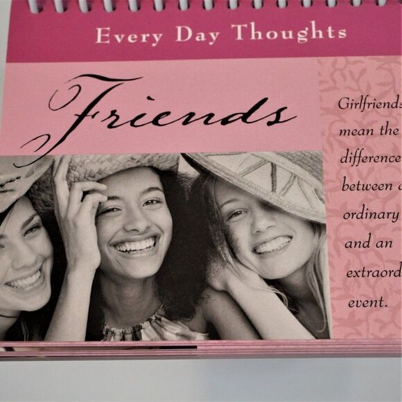 Friends Every Day Thoughts by Louis Webber Spiral Book Desk Top - Picture 4 of 8